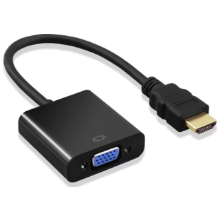 HDMI na VGA Adapter s prenosom zvoka | Full HD 1080p Pretvornik za Monitor in Projektor